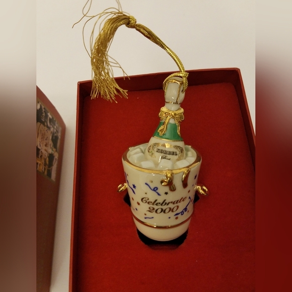 Lenox Celebrate 2000 Millennium Edition Ornament Korbel - Picture 3 of 16